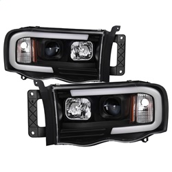 Picture of Spyder 5084606 Light Bar Projector Headlights - Black
