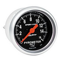 Picture of AutoMeter 3344 Sport-Comp Digital EGT Pyrometer Gauge 2-1/16" 0-1600°F