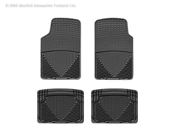 Picture of WeatherTech W3-W20 All-Weather Floor Mats Front and Rear Set Black