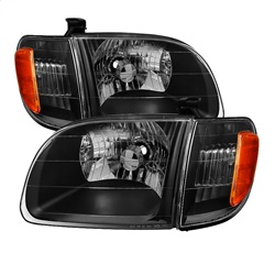 Picture of Spyder 9033292 OEM Style Headlights & Corner Lights - Black