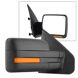 Picture of Spyder 9935343 Power Heated Side Mirror with Amber LED Turn Signal - Right