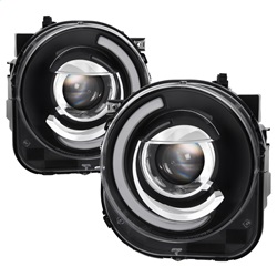 Picture of Spyder 9039720 xTune DRL Light Bar Projector Headlights Black