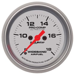 Picture of AutoMeter 4370 Ultra-Lite Wideband Air/Fuel Ratio Gauge 2-1/16" 8:1-18:1 AFR