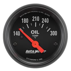 Picture of AutoMeter 2639 Z-Series Oil Temperature Gauge 2 1/16" 140-300°F Electric