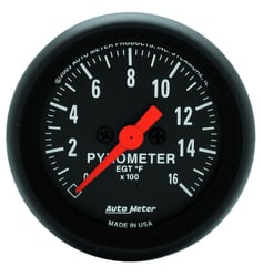 Picture of AutoMeter 2654 Z-Series Pyrometer EGT Gauge 2-1/16" 0-1600°F Digital Stepper Motor