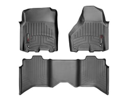 Picture of WeatherTech 444781-442163 DigitalFit FloorLiner Front & Rear Set Black