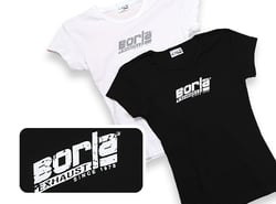 Picture of Borla Women's Distressed Scoop Neck T-Shirt