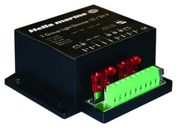 Picture of Hella 998572001 Marine 2-Group Light Dimmer Control Unit 12/24V