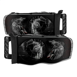 Picture of Spyder 9030352 Amber Crystal Headlights Black Smoked Housing