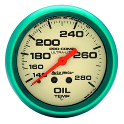 Picture of AutoMeter 4541 Ultra-Nite Oil Temperature Gauge 2-5/8" 140-280°F Mechanical