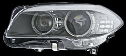 Picture of Hella 010131651 Left Driver Side Xenon Headlight Assembly for BMW 5-Series F10 Sedan with AHL