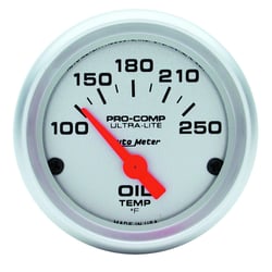 Picture of AutoMeter 4347 Ultra-Lite Electric Oil Temperature Gauge 2-1/16" 100-250°F