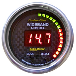 Picture of AutoMeter 4778 Pro Wideband Air/Fuel Ratio Gauge 2-1/16" Digital Carbon Fiber