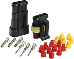 Picture of Hella 744806801 2-Pin Superseal Connector Set with Shutter