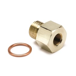 Picture of AutoMeter 2267 Metric Adapter Fitting M14x1.5 Male to 1/8" NPTF Female Brass