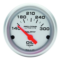Picture of AutoMeter 4348 Ultra-Lite Oil Temperature Gauge 2-1/16" 140-300°F Electric