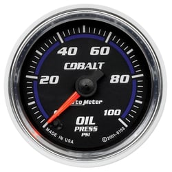 Picture of AutoMeter 6153 Cobalt Digital Oil Pressure Gauge 2-1/16" 0-100 PSI