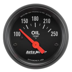 Picture of AutoMeter 2638 Z-Series Oil Temperature Gauge 2 1/16" 100-250°F Electric