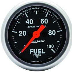 Picture of AutoMeter 3363 Sport-Comp Digital Fuel Pressure Gauge 2-1/16" 0-100 PSI