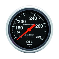 Picture of AutoMeter 3441 Sport-Comp 2-5/8" Mechanical Oil Temperature Gauge 140-280°F