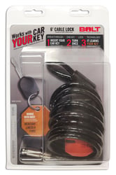 Picture of Bolt 7018451 6ft Cable Lock for Ford Lincoln Mercury Vehicles