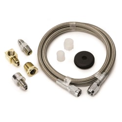 Picture of AutoMeter 3234 Braided Stainless Steel Gauge Line Kit 3ft -3AN 1/8" NPTF