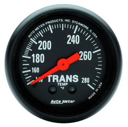 Picture of AutoMeter 2615 Z-Series Transmission Temperature Gauge 2-1/16" 140-280°F Mechanical