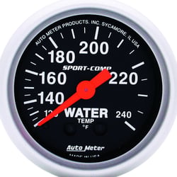 Picture of AutoMeter 3332 Sport-Comp 2-1/16" Mechanical Water Temperature Gauge 120-240°F
