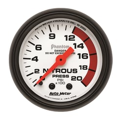 Picture of AutoMeter 5728 Phantom Nitrous Pressure Gauge 2-1/16" 0-2000 PSI Mechanical