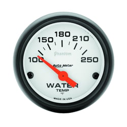 Picture of AutoMeter 5737 Phantom 2-1/16" Electric Water Temperature Gauge 100-250Â°F