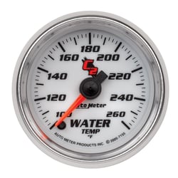 Picture of AutoMeter 7155 C2 Water Temperature Gauge 2-1/16" 100-260°F Digital Stepper Motor