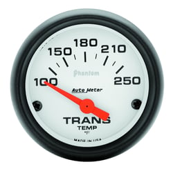 Picture of AutoMeter 5757 Phantom 2-1/16" Transmission Temperature Gauge 100-250°F Electric