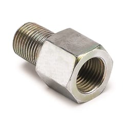Picture of AutoMeter 2269 Metric Adapter Fitting 1/8in BSPT Male to 1/8in NPTF Female Brass