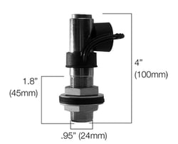 Picture of Hella 006294051 Beacon Light Mounting Bracket with Wall Mount Screw Single Pole