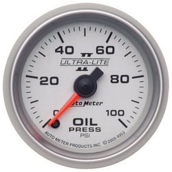 Picture of AutoMeter 4953 Ultra-Lite II Digital Oil Pressure Gauge 2-1/16" 0-100 PSI