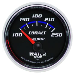 Picture of AutoMeter 6137 Cobalt Water Temperature Gauge 2-1/16" 100-250°F Electric
