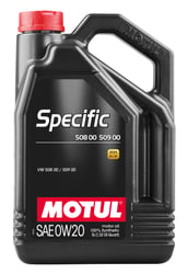 Picture of Motul 107384 Specific 508 00 509 00 0W-20 Full Synthetic Engine Oil 5 Liter