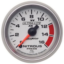 Picture of AutoMeter 4974 Ultra-Lite II Nitrous Pressure Gauge 2-1/16" 0-1600 PSI Digital Stepper Motor