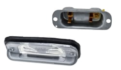 Picture of Hella 001378041 1378 Series License Plate Lamp 12V ECE Silver