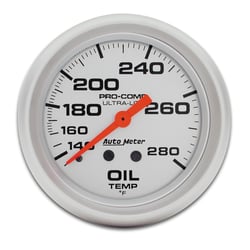 Picture of AutoMeter 4441 Ultra-Lite Mechanical Oil Temperature Gauge 2-5/8" 140-280°F