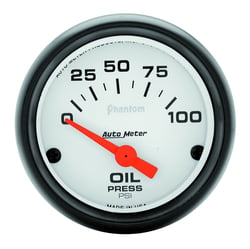 Picture of AutoMeter 5727 Phantom 2-1/16" Electric Oil Pressure Gauge 0-100 PSI