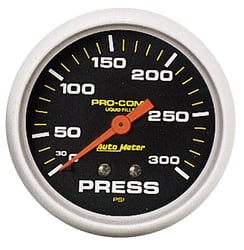Picture of AutoMeter 5423 Pro-Comp 2-5/8" Liquid Filled Mechanical Pressure Gauge 0-300 PSI