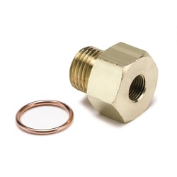 Picture of AutoMeter 2268 Metric Adapter Fitting M16x1.5 Male to 1/8 NPT Female Brass