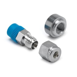 Picture of AutoMeter 5255 Thermocouple Compression Fitting Kit 3/16" to 1/8" NPT Stainless