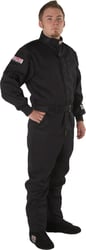 Picture of G-Force Racing 4125LRGBK GF125 Single Layer Racing Suit SFI 3.2A/1 Large Black