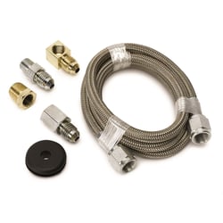 Picture of AutoMeter 3227 Braided Stainless Steel Gauge Line Kit 3ft -4AN 1/8" NPT