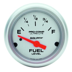 Picture of AutoMeter 4314 Ultra-Lite 2-1/16" Electric Fuel Level Gauge 0-90 Ohm