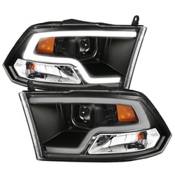 Picture of Anzo USA Projector Headlights with Halo - Black Housing Clear Lens