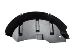 Picture of Go Rhino 702002T Jeep JK Rear Wheel Well Inner Fender Liners Black Textured Aluminum Pair