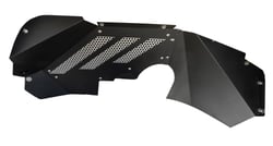 Picture of Go Rhino 702001T Front Wheel Well Inner Fender Liners Jeep JK Wrangler Black Textured Aluminum